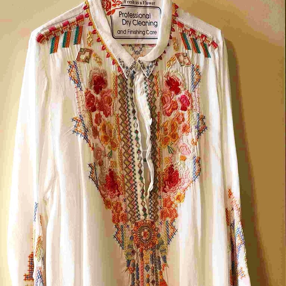 Johnny Was Womens Shirt